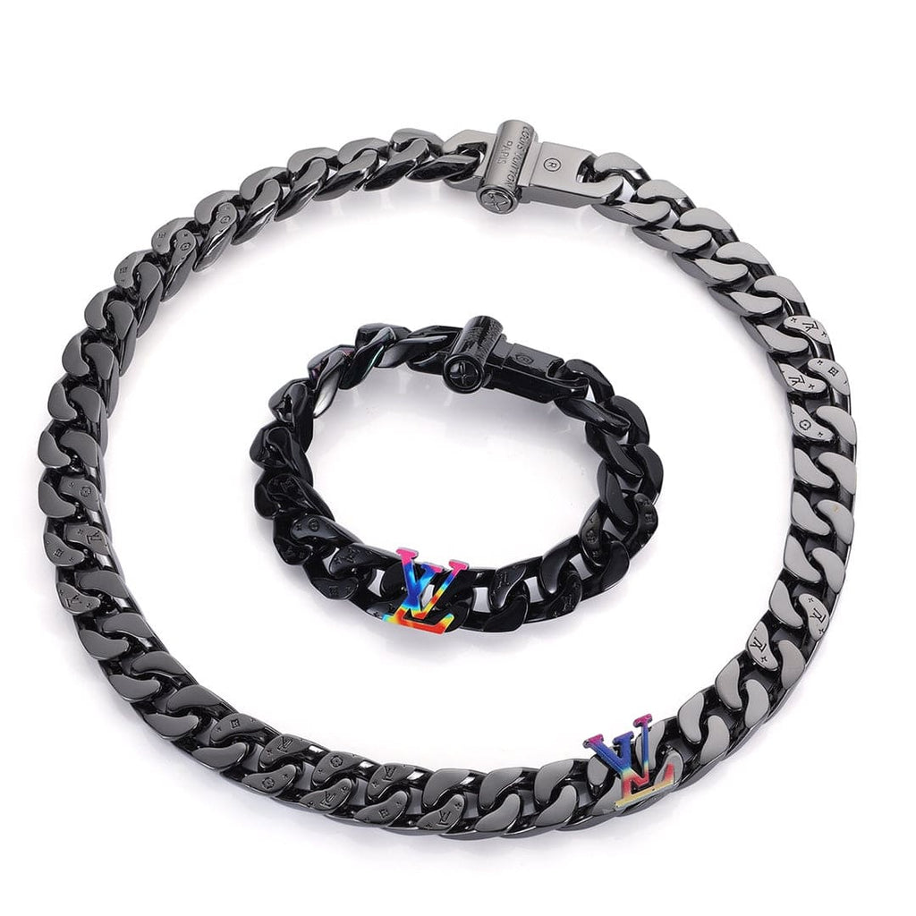 Louis Vuitton Rainbow Chain Link Necklace