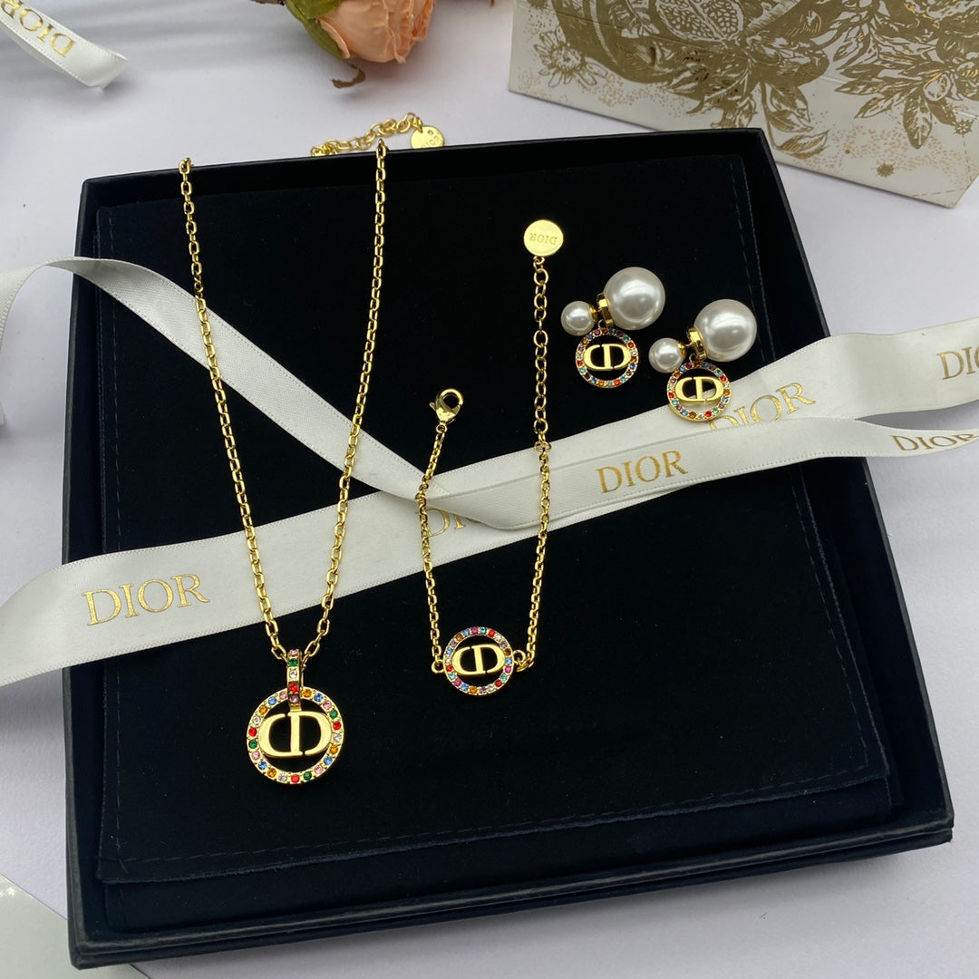 Dior Tribales Multicolor Crystal Earrings